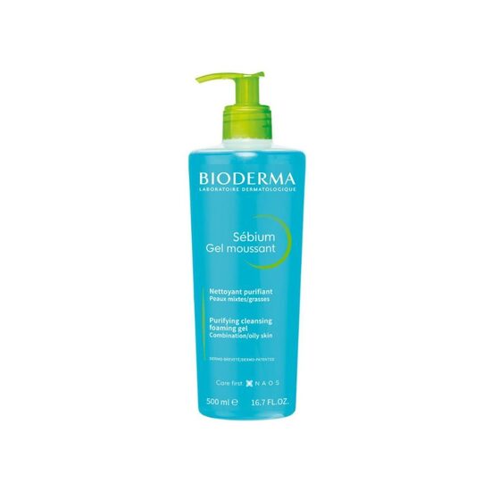 Антибактериальный очищающий гель для жирной и проблемной кожи Bioderma Sébium 500 мл