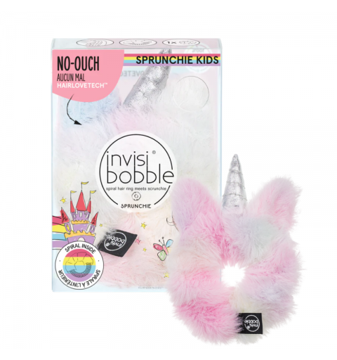 Õrn laste juuksekumm invisibobble Kids Scrunchie “Unicorn”