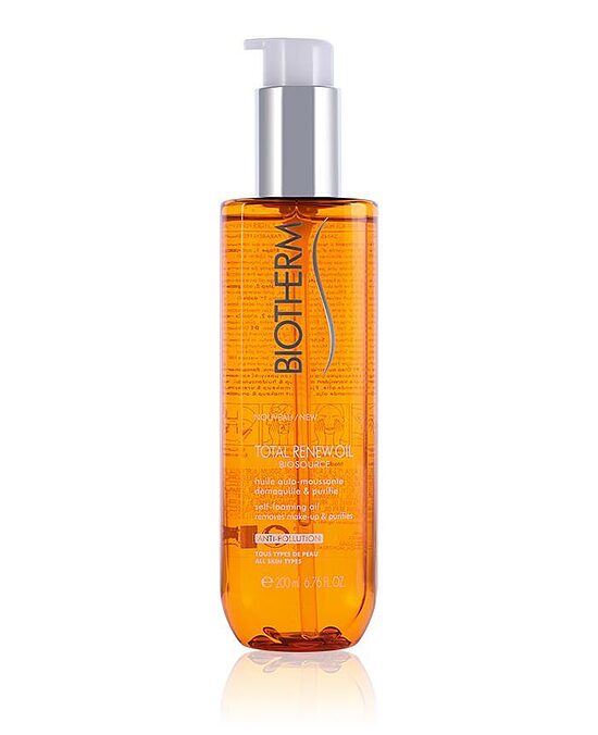 Biotherm Biosource Total Renew Oil attīroša eļļa un dekoratīvās kosmētikas noņēmējs, 200 ml