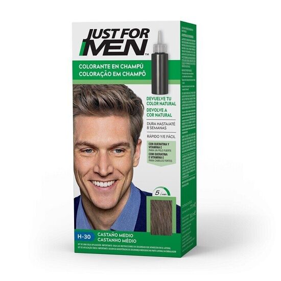 Just For Men šampūna tipa matu krāsa tonī Medium Brown (vidēji brūns) 30 ml