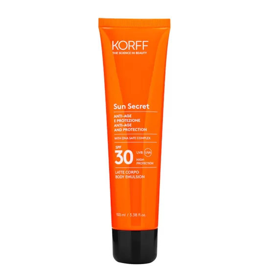 Korff Sun Secret kūno pienelis su SPF 30