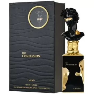 Izsmalcināts un vīrišķīgs aromāts Lattafa His Confession Eau De Parfum 100 ml