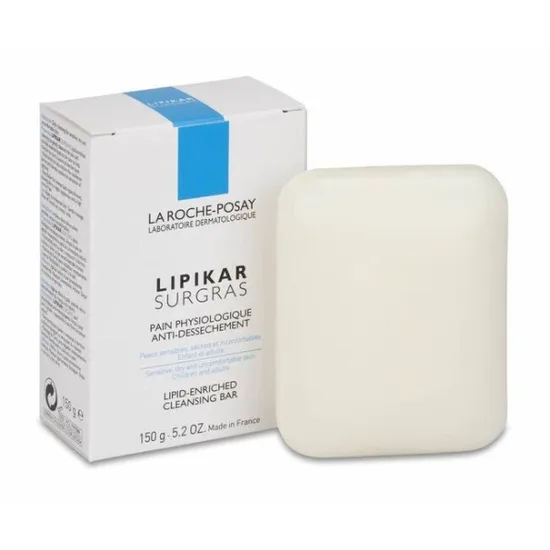 La Roche-Posay Lipikar Surgras attīrošās ziepes 150 g