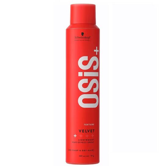 Vieglas fiksācijas matu laka ar vaska efektu Schwarzkopf Professional OSiS+ Velvet 200 ml