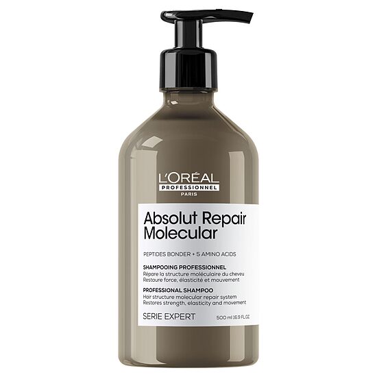 L'Oréal Professionnel Absolut atkuriamasis šampūnas struktūriškai pažeistiems plaukams, 500 ml