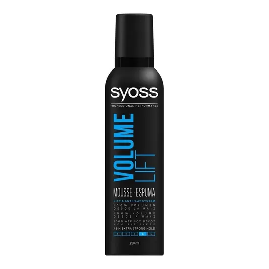Syoss Apjomu piešķirošas matu putas "Volume Lift", 250 ml