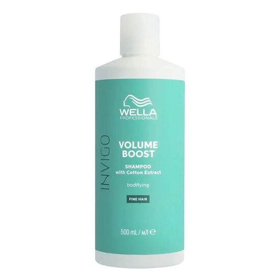 Bagātināts ar magnolijas ekstraktu Wella Invigo Volume Boost Bodifying Shampoo 500 ml